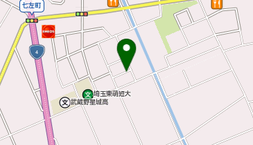 【予約制】akippa 新越谷2丁目27-13 アキッパ駐車場の地図画像