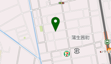【予約制】akippa 蒲生茜町34-1 アキッパ駐車場の地図画像