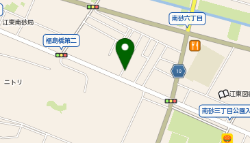 【予約制】akippa 南砂駅近24時間オープン駐車場の地図画像