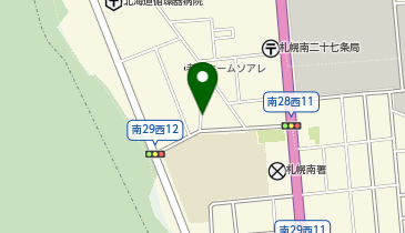 【予約制】akippa 中央区南28条西12丁目2-13 個人宅?アキッパ駐車場の地図画像