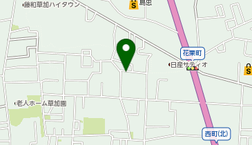 【予約制】akippa 西町1003-6 アキッパ駐車場の地図画像