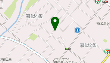 【予約制】akippa 琴似3条3丁目☆駐車場の地図画像