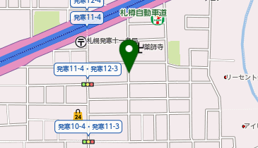 【予約制】akippa 発寒12条3丁目9-25☆アキッパ駐車場の地図画像