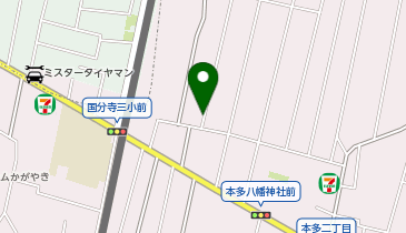 【予約制】akippa 本多3-6-37 アキッパ駐車場の地図画像