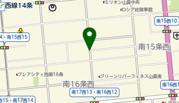 【予約制】akippa 南15条西13丁目2-5☆アキッパ駐車場の地図画像