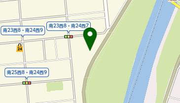 【予約制】akippa 中央区南24条西7丁目2-1 個人宅?アキッパ駐車場の地図画像