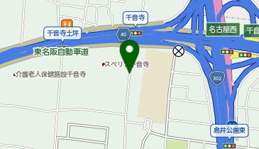 【予約制】akippa 千音寺小学校前 アキッパ駐車場の地図画像