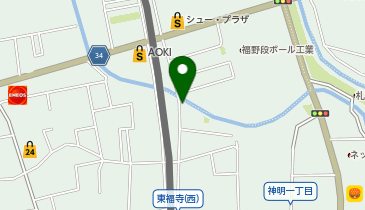 【予約制】akippa 神明1丁目5-16 屋根付き駐車場の地図画像