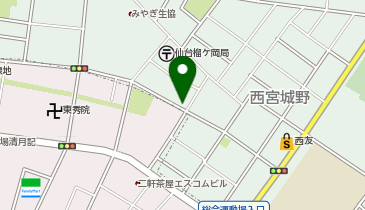 【予約制】akippa 西宮城野10-20駐車場の地図画像