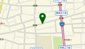 【予約制】akippa 中央2丁目14-4 個人宅?アキッパ駐車場【スペース2】の地図画像