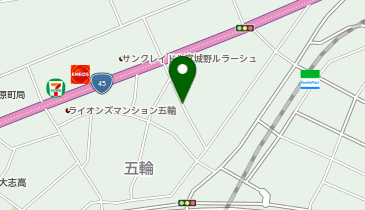 【予約制】akippa 五輪2丁目5-6駐車場の地図画像