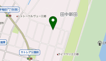 【予約制】akippa 早稲田7丁目36-14 アキッパ駐車場の地図画像