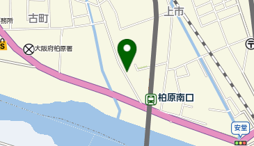 【予約制】akippa リバーサイド柏原2 駐車場の地図画像