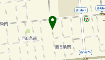【予約制】akippa 帯広市西6条南27丁目 アキッパ駐車場の地図画像
