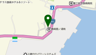【予約制】akippa 飽の浦町4-7☆アキッパ駐車場【土曜13:00-】の地図画像