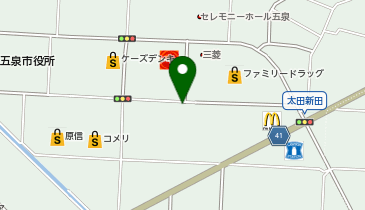 【予約制】akippa ダイナム五泉店 駐車場の地図画像
