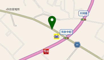 【予約制】akippa ダイナム福島矢吹店 駐車場の地図画像