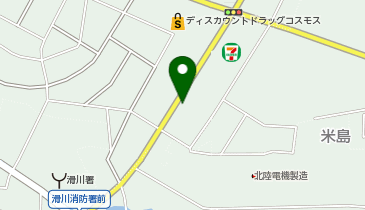 【予約制】akippa ダイナム滑川店 駐車場の地図画像