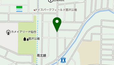 【予約制】akippa 長町南4丁目27-7 アキッパ駐車場の地図画像