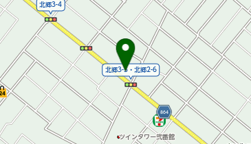 【予約制】akippa イーグルゴー北郷店 駐車場【立体駐車場3Fスペース】の地図画像