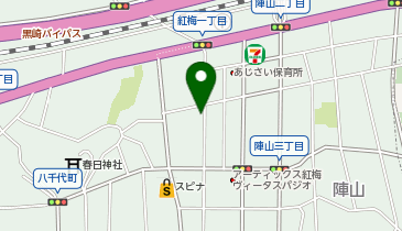 【予約制】akippa 八幡西区紅梅1丁目駐車場の地図画像