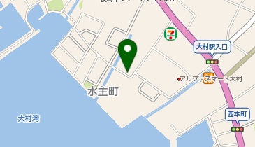 【予約制】akippa ダイナム大村店 駐車場の地図画像