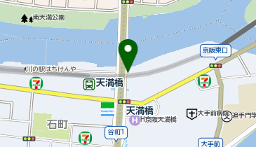 【予約制】akippa 京阪パーキングOMM第1駐車場【夕方パック:16:00-23:00 屋上・4階西エリア】の地図画像