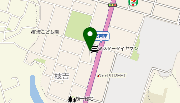 【予約制】akippa 枝吉1丁目アキッパ駐車場【屋根付き】の地図画像