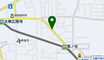 【予約制】akippa 右京区太秦井戸ケ尻町21 松田瓦店?アキッパ駐車場の地図画像