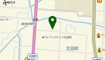 【予約制】akippa 北田町69-8 アキッパ駐車場の地図画像