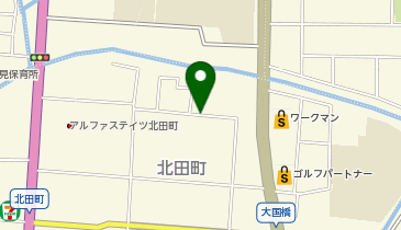 【予約制】akippa 北田町82-1 アキッパ駐車場の地図画像