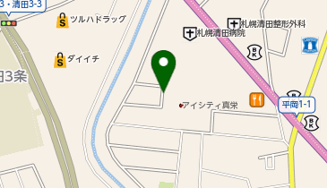 【予約制】akippa 真栄1-1 B駐車場の地図画像