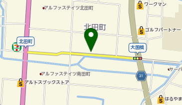 【予約制】akippa 北田町103-1 アキッパ駐車場の地図画像