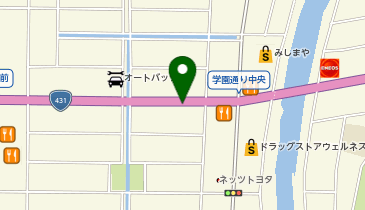 【予約制】akippa 学園1丁目9-14 アキッパ駐車場の地図画像