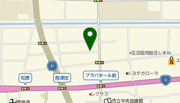 【予約制】akippa 西津田1丁目6-12 アキッパ駐車場の地図画像