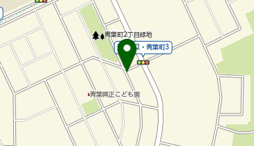 【予約制】akippa 厚別区青葉町2丁目9-5-2 個人宅?アキッパ駐車場【2】の地図画像