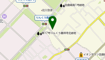 【予約制】akippa シーフラッツの地図画像