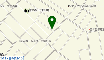 【予約制】akippa 宮の森2条8丁目3 個人宅☆アキッパ駐車場の地図画像