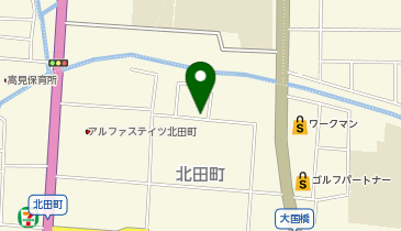 【予約制】akippa 【時間制限あり】北田町76-25 アキッパ駐車場の地図画像