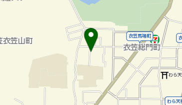【予約制】akippa 衣笠西馬場町33 ハウス西馬場1☆アキッパ駐車場の地図画像