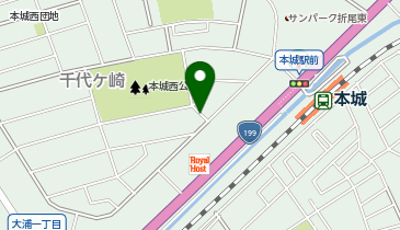 【予約制】akippa 本城駅チカ駐車場の地図画像