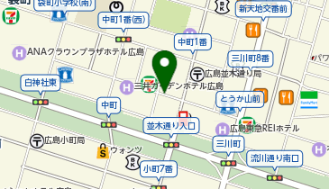 【予約制】akippa 原爆ドーム徒歩10分【平日:7:30-23:00】アイパーキング ※ハイルーフOKの地図画像