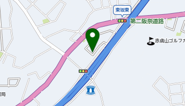 【予約制】akippa 東坂 中町 駐車場の地図画像
