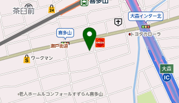 【予約制】akippa 喜多山南駐車場(2)【高さ制限あり:179cmまで】の地図画像