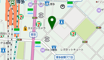 【予約制】akippa 【3時間パック】JR博多駅東NSビル駐車場【機械式/ミドルルーフ】全日10:00-17:00の地図画像