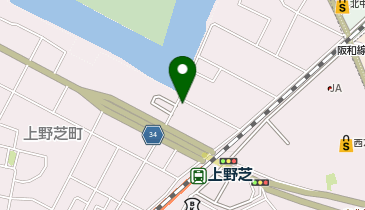 【予約制】akippa 上野芝町1丁T宅駐車場の地図画像