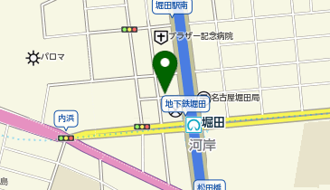 【予約制】akippa 地下鉄堀田駅目の前駐車場(熱田神宮まで1駅・金山・栄まで1本)の地図画像