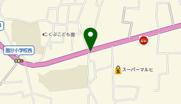 【予約制】akippa 国分中学校近く アキッパ駐車場の地図画像
