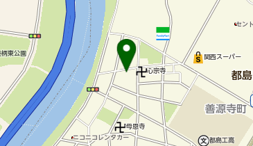 【予約制】akippa 都島区善源寺町1丁目パーキングの地図画像