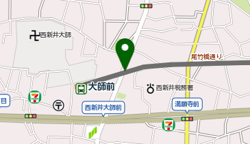 【予約制】akippa 大師線高架下第1駐車場の地図画像